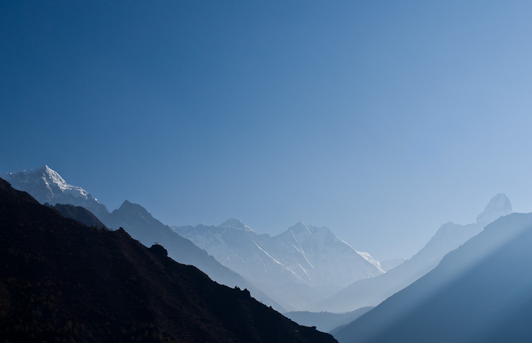 Sunrise taken from Namche