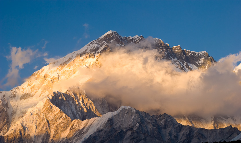 Sunset in Lobuche