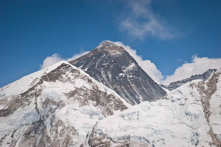 Lhotse (27,940') and Everest (29,035') taken from Kala Patar (18,370')