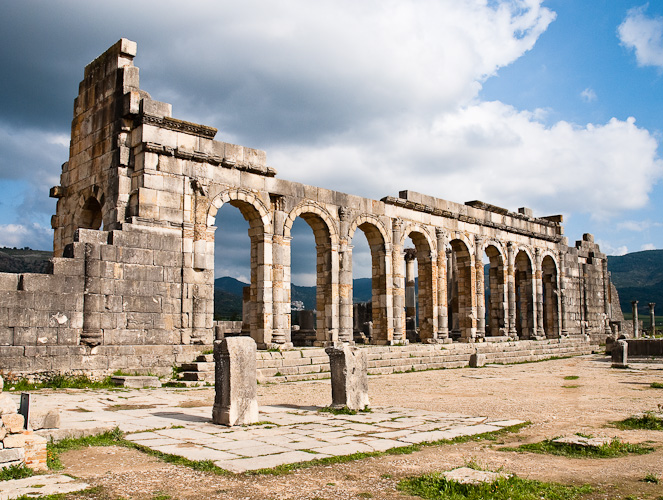 Remains of the capital, Volubilis west of Fez