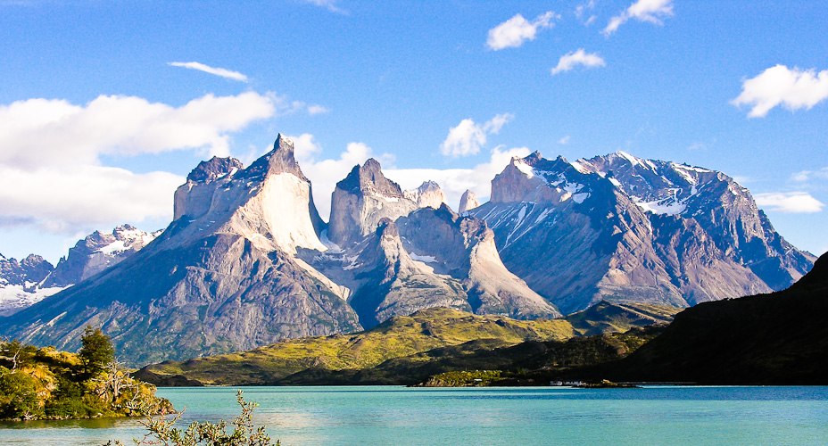 Torres del Paine from Lago Pehoe